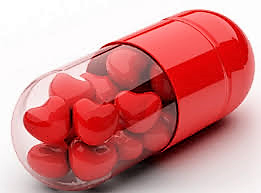 Таблетки в виде сердечек для сердца