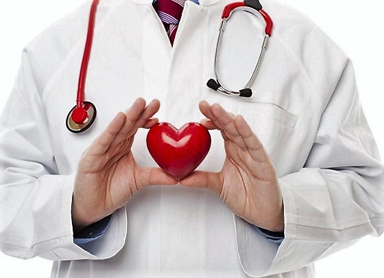 Сердце в руках у врача